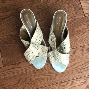 Donald J Pliner sandal with cork heel